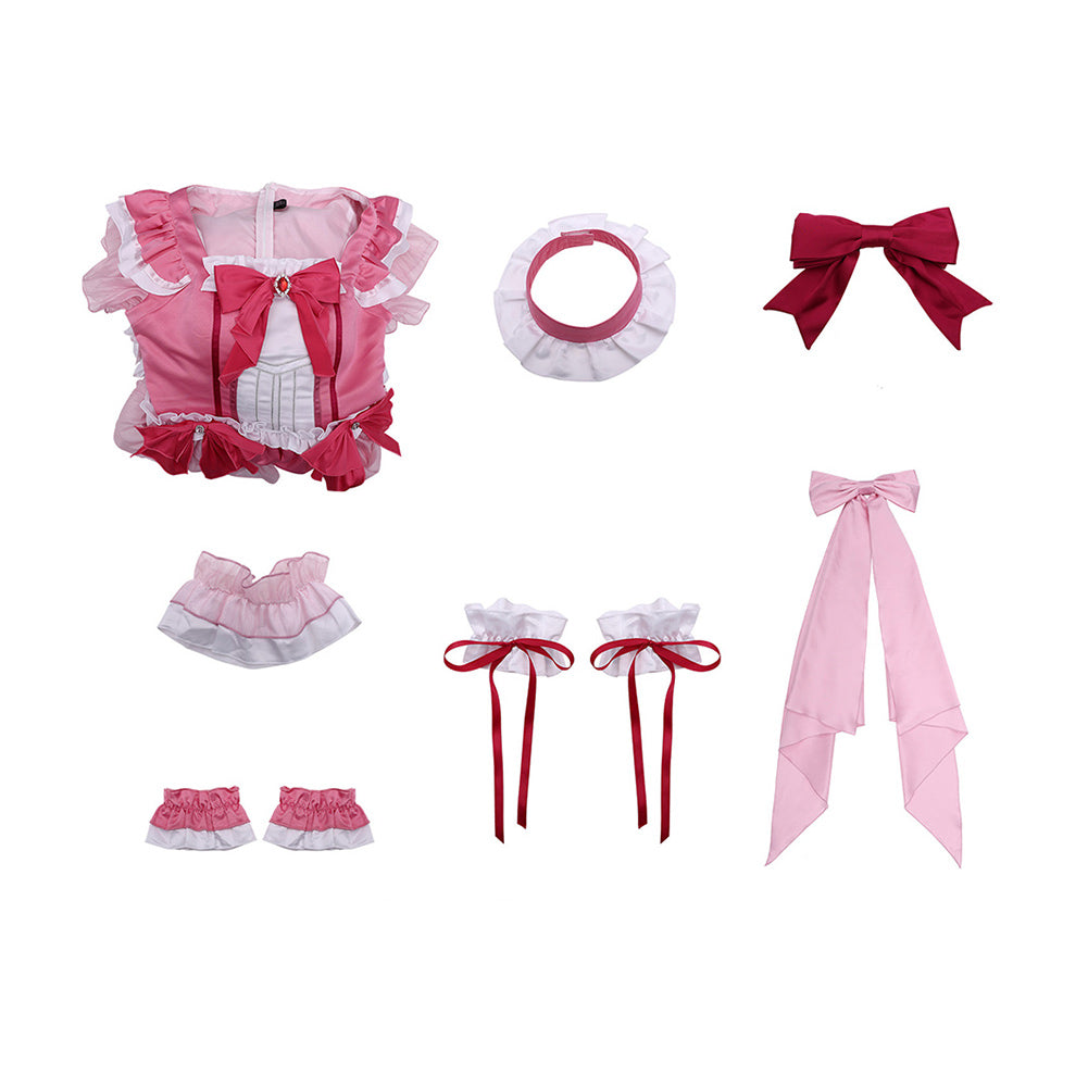 Cosplay Costume Kyoko Sakura Puella Magi Madoka Magica(2026) Anime Cosplay Robe Rose Femme