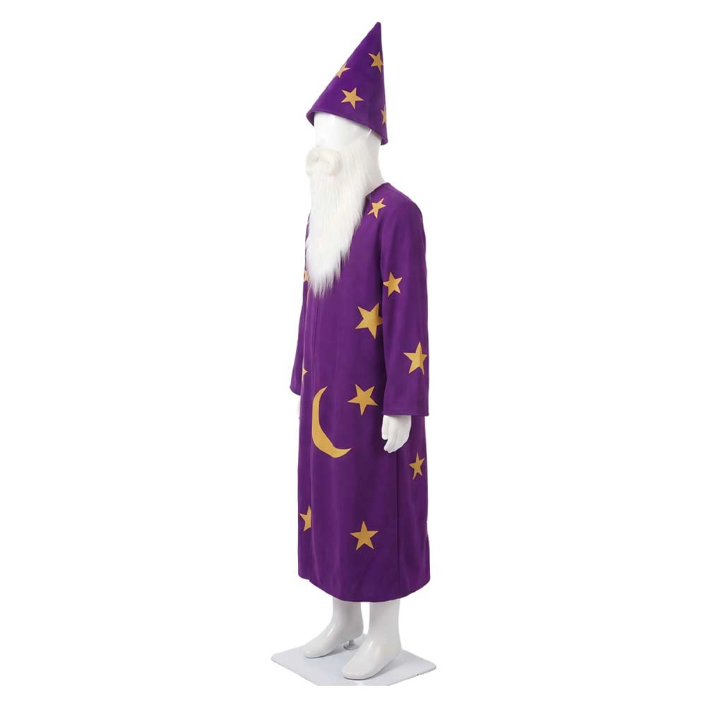 Cosplay Costume Lizard Wizard Film Cosplay Robe Violette Homme