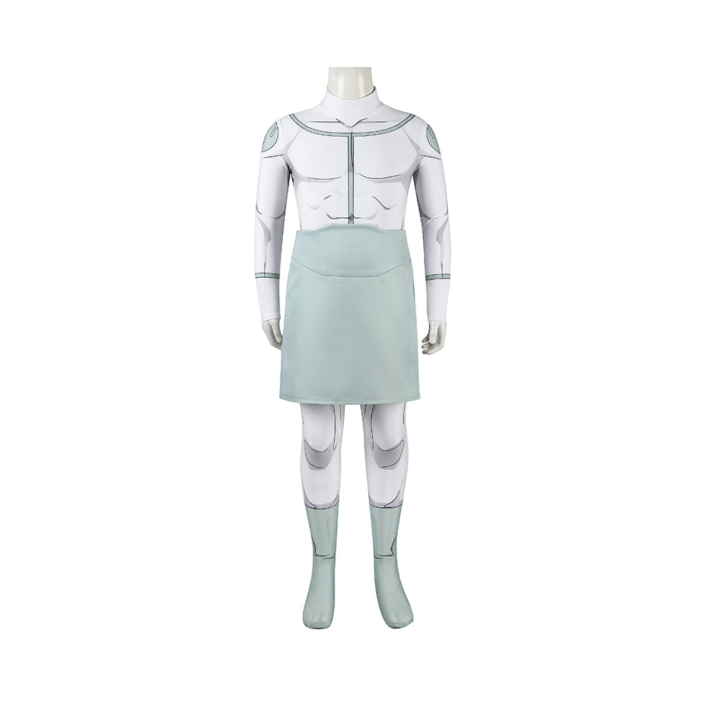 Cosplay Costume Lucan et Kregg L'Empire Viltrumite Invincible 4(2026) TV Cosplay Combinaison Blanche Enfant