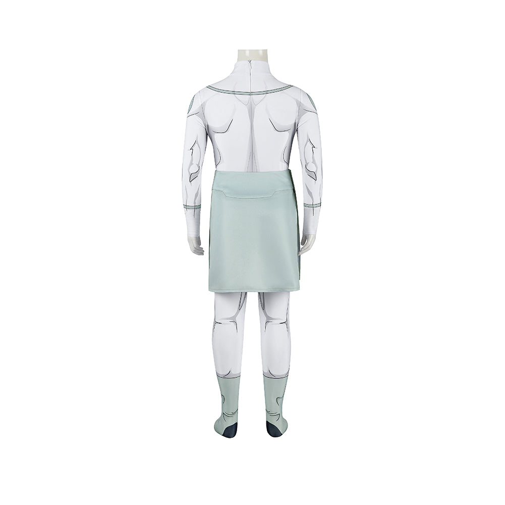 Cosplay Costume Lucan et Kregg L'Empire Viltrumite Invincible 4(2026) TV Cosplay Combinaison Blanche Enfant