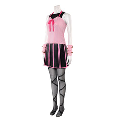Cosplay Costume Lucy Steel JJBA 7(2026) Anime Cosplay Tenue Rose et Noire Femme