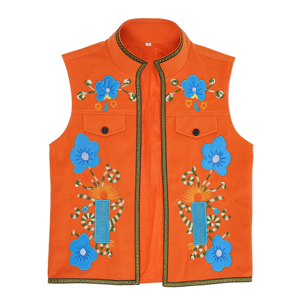 Cosplay Costume Luis Madrigal Descendants: Wicked Wonderland(2026) Film Cosplay Gilet Orange Homme
