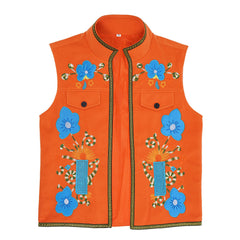 Cosplay Costume Luis Madrigal Descendants: Wicked Wonderland(2026) Film Cosplay Gilet Orange Homme