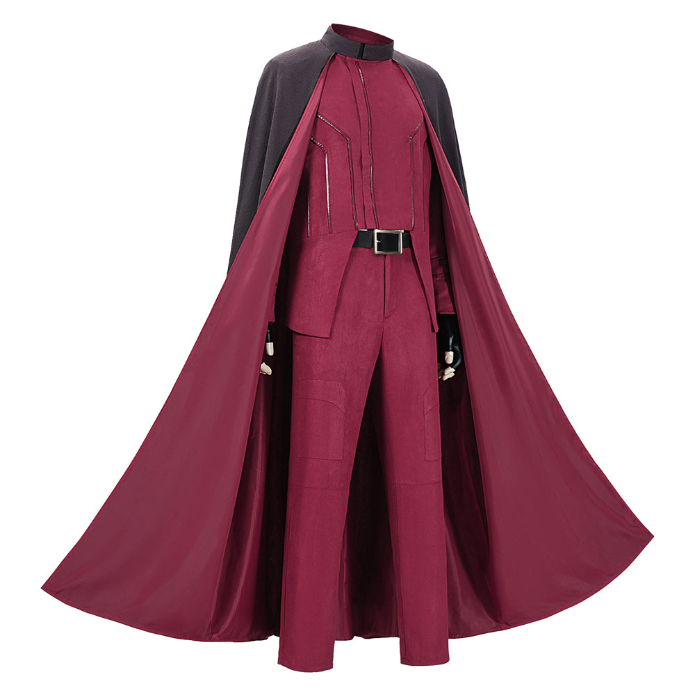 Cosplay Costume Magneto Avengers 5(2026) Film Cosplay Tenue Rouge Homme