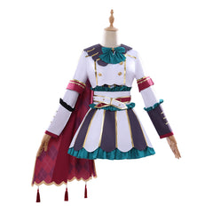 Cosplay Costume Marche Lorraine Pretty Derby Anime Cosplay Robe Rouge et Blanche Femme