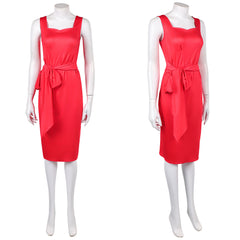 Cosplay Costume Margaret Fairchild La Révélation(2026) Film Cosplay Robe Rouge Femme