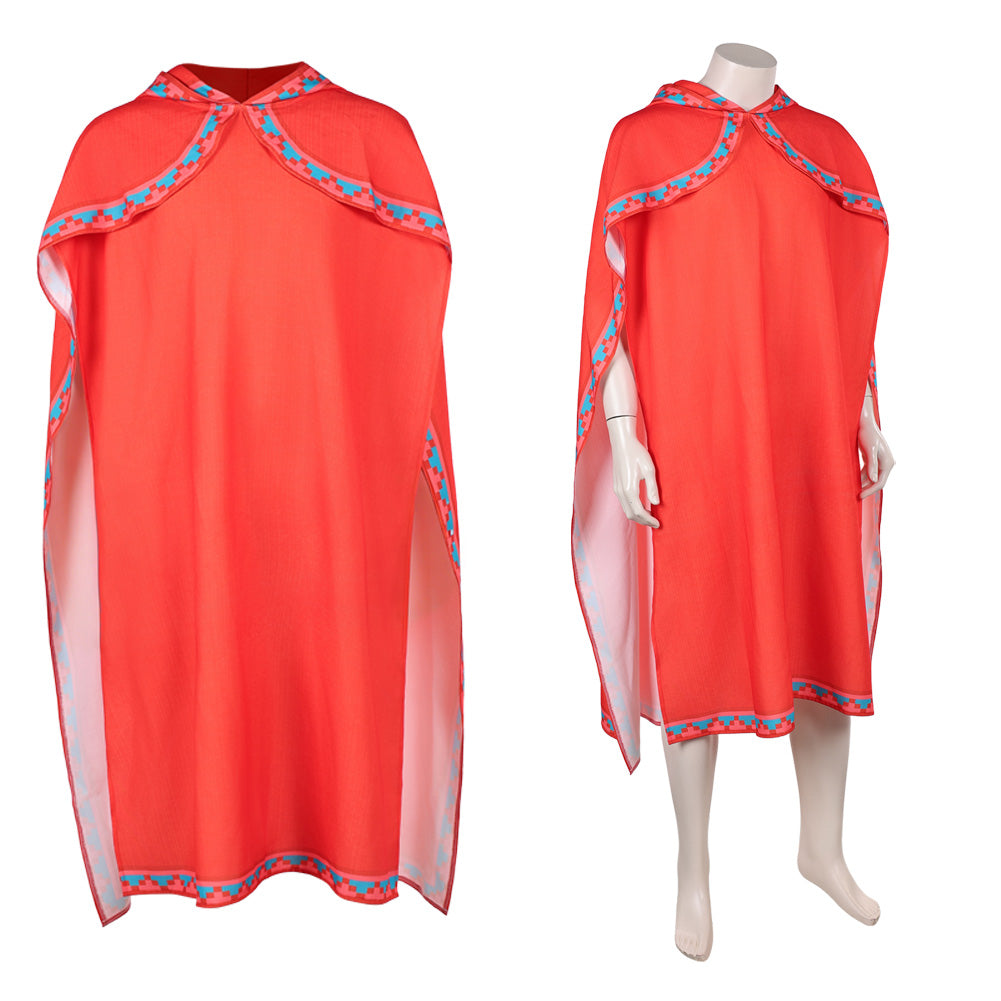 Cosplay Costume Mario The Super Mario Galaxy Movie(2026) Film Cosplay Cape Rouge Adulte