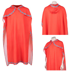 Cosplay Costume Mario The Super Mario Galaxy Movie(2026) Film Cosplay Cape Rouge Adulte