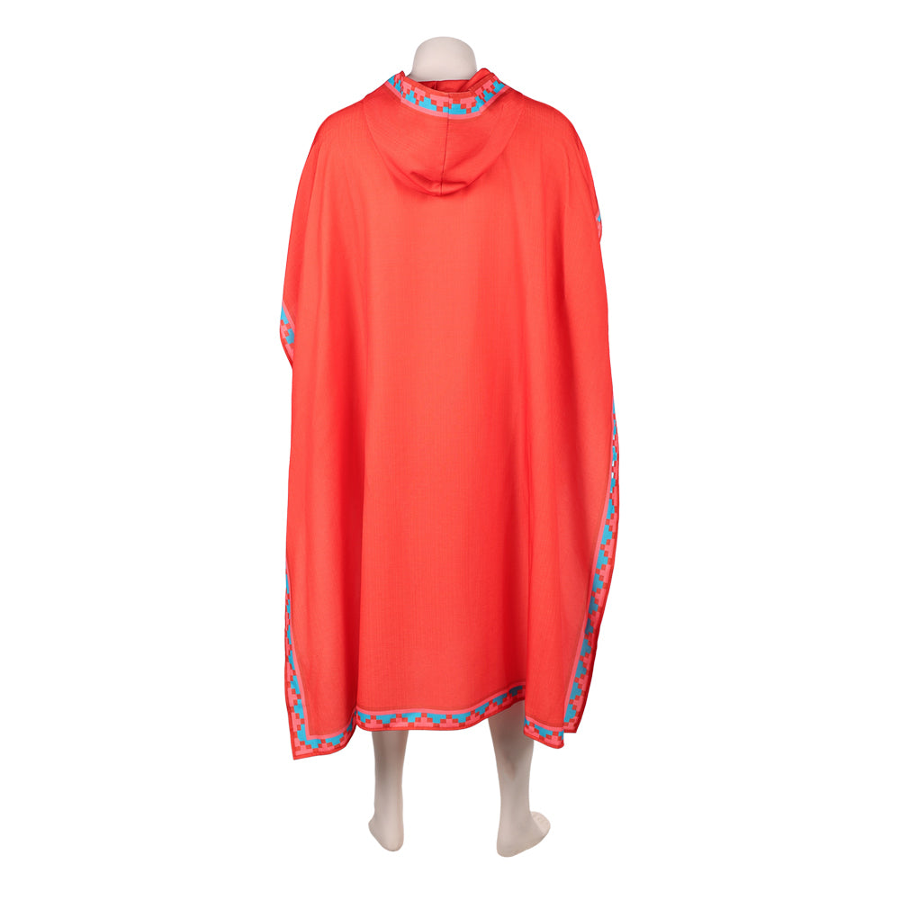 Cosplay Costume Mario The Super Mario Galaxy Movie(2026) Film Cosplay Cape Rouge Adulte