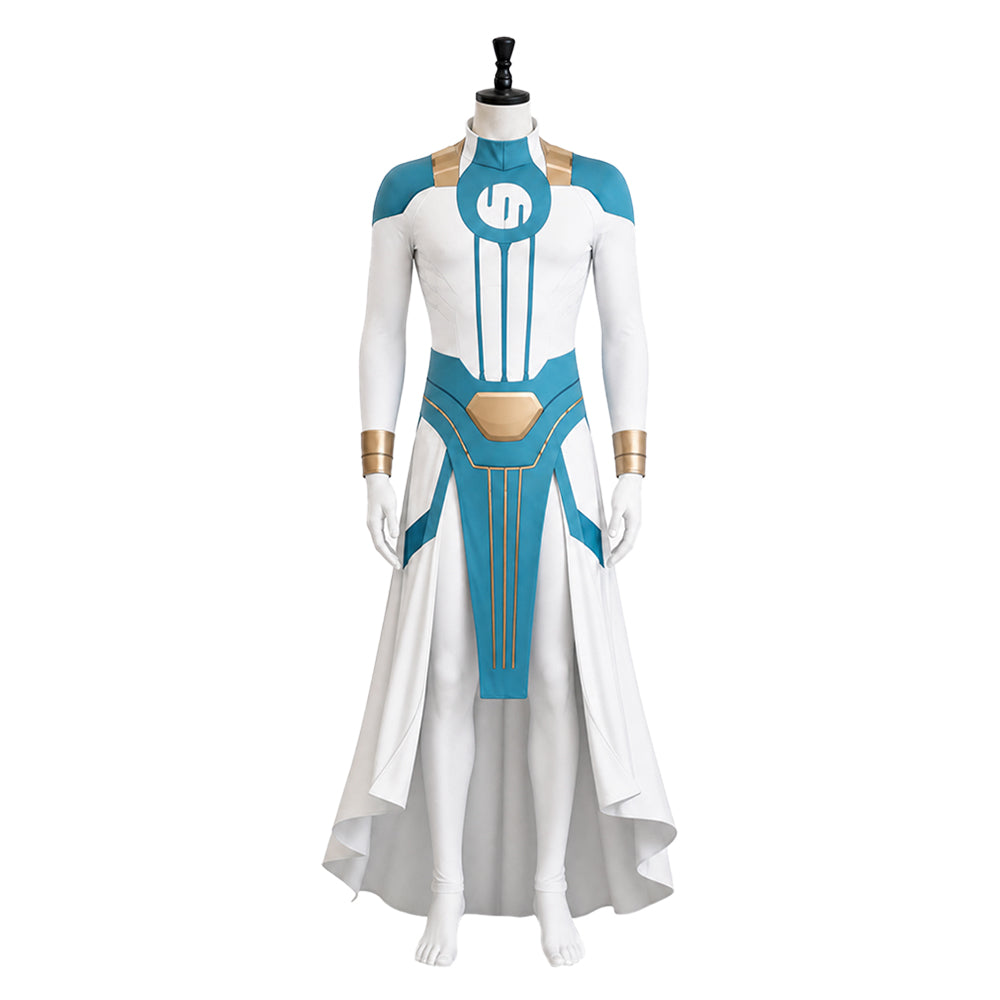 Cosplay Costume Mark Grayson Invincible 4(2026) TV Cosplay Combinaison Bleue Homme