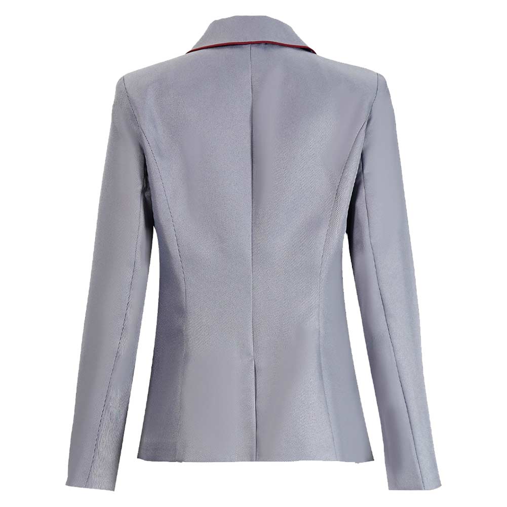 Cosplay Costume Matilda Matilda Comédie Musicale Cosplay Manteau Gris Femme