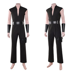 Cosplay Costume Maul Maul: Seigneur de l'Ombre(2026) TV Cosplay Tenue Noire de Gilet Homme