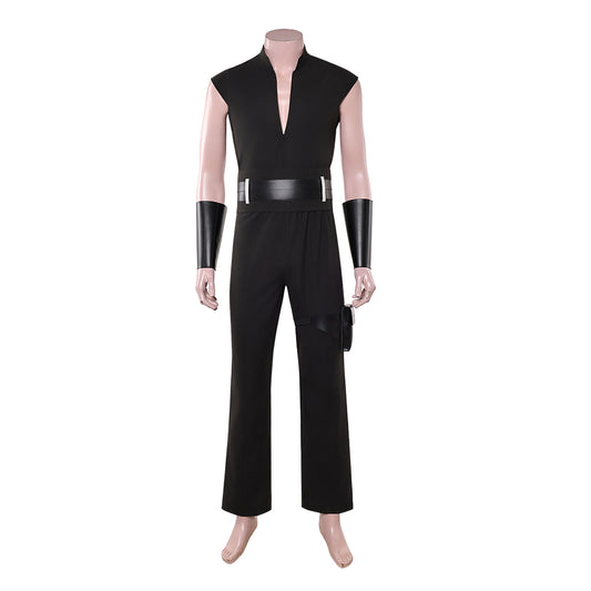 Cosplay Costume Maul Maul: Seigneur de l'Ombre(2026) TV Cosplay Tenue Noire de Gilet Homme