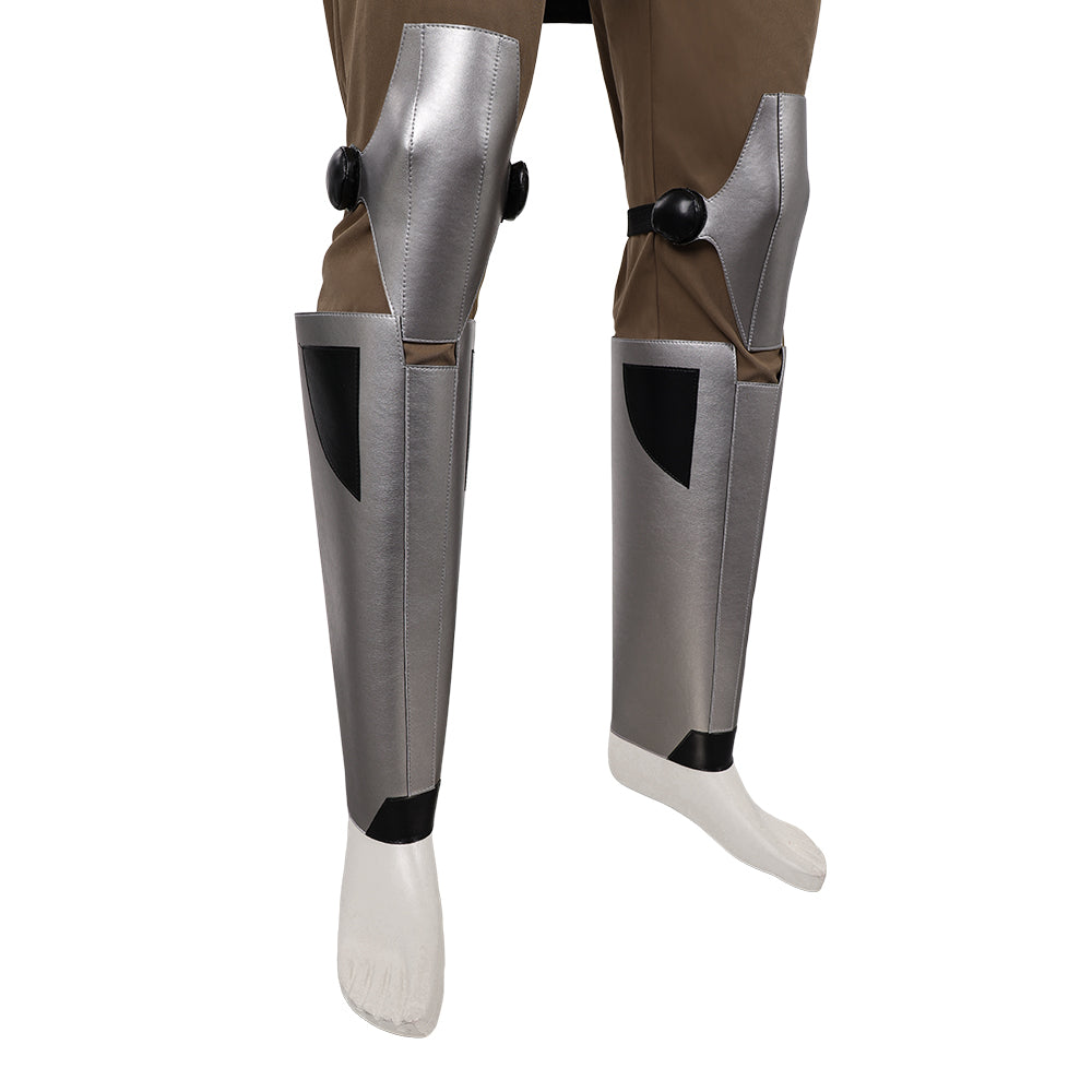Cosplay Costume Maul Maul: Seigneur de l'Ombre(2026) TV Cosplay Tenue Noire et Verte Homme