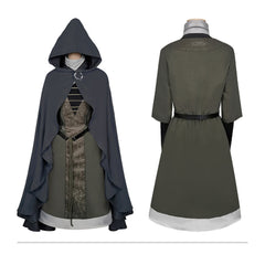 Cosplay Costume Melina Elden Ring Jeu Cosplay Tenue Verte et Noire Femme