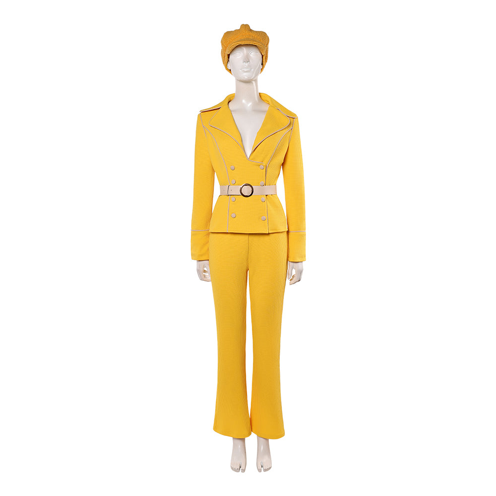 Cosplay Costume Miss Valentine One Piece Live Action 2(2026) TV Cosplay Tenue Jaune Femme