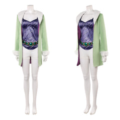 Cosplay Costume Miss Wednesday One Piece Live Action 2(2026) TV Cosplay Tenue Verte et Violette Femme