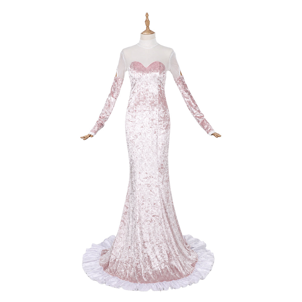 Cosplay Costume Mizi Alien Stage(2026) TV Cosplay Robe Rose Claire Femme