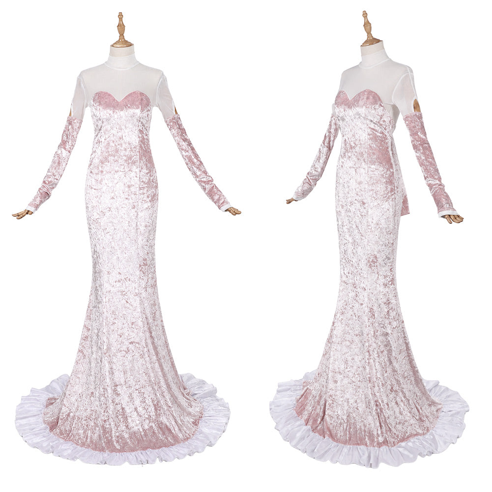 Cosplay Costume Mizi Alien Stage(2026) TV Cosplay Robe Rose Claire Femme