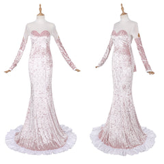 Cosplay Costume Mizi Alien Stage(2026) TV Cosplay Robe Rose Claire Femme