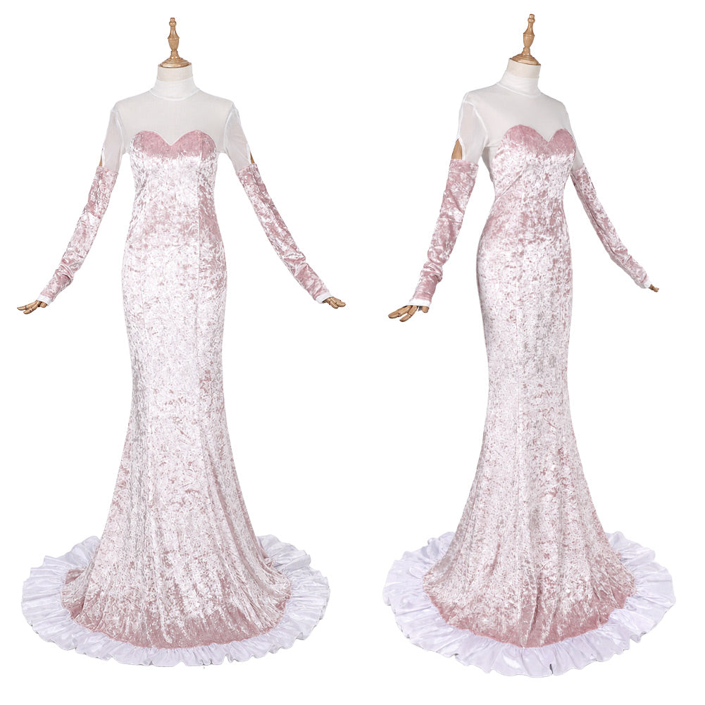 Cosplay Costume Mizi Alien Stage(2026) TV Cosplay Robe Rose Claire Femme