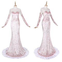 Cosplay Costume Mizi Alien Stage(2026) TV Cosplay Robe Rose Claire Femme