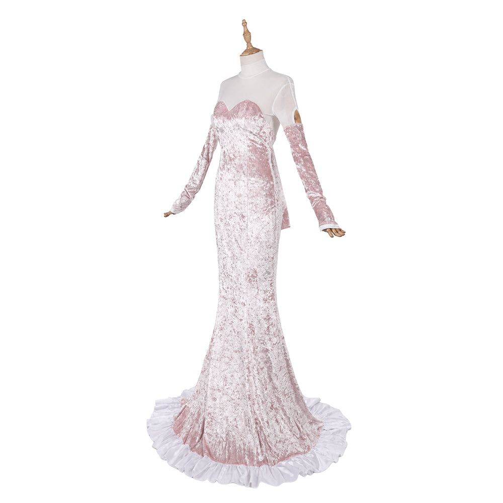 Cosplay Costume Mizi Alien Stage(2026) TV Cosplay Robe Rose Claire Femme