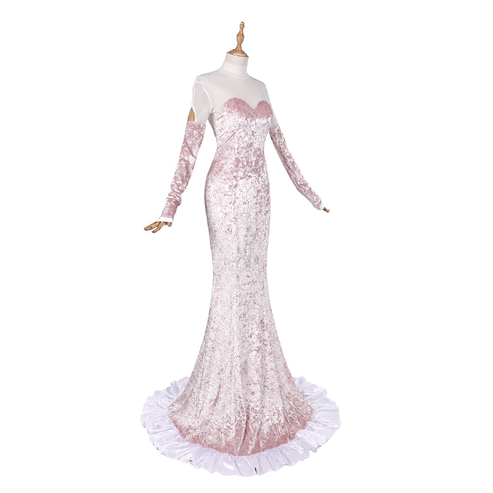 Cosplay Costume Mizi Alien Stage(2026) TV Cosplay Robe Rose Claire Femme