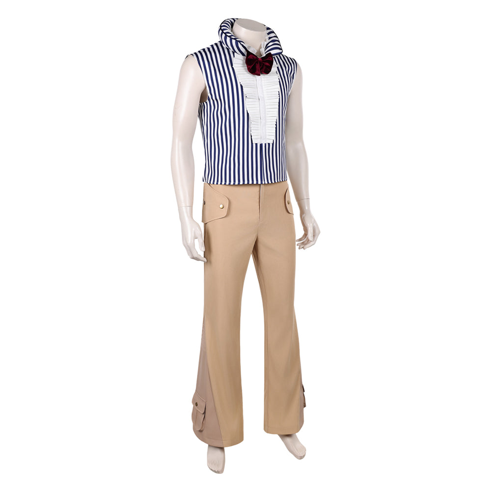 Cosplay Costume Mr. 3 One Piece Live Action 2(2026) TV Cosplay Tenue Noire et Marron Homme