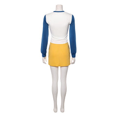 Cosplay Costume Nami One Piece Live Action 2(2026) TV Cosplay Tenue Blanche et Jaune Femme