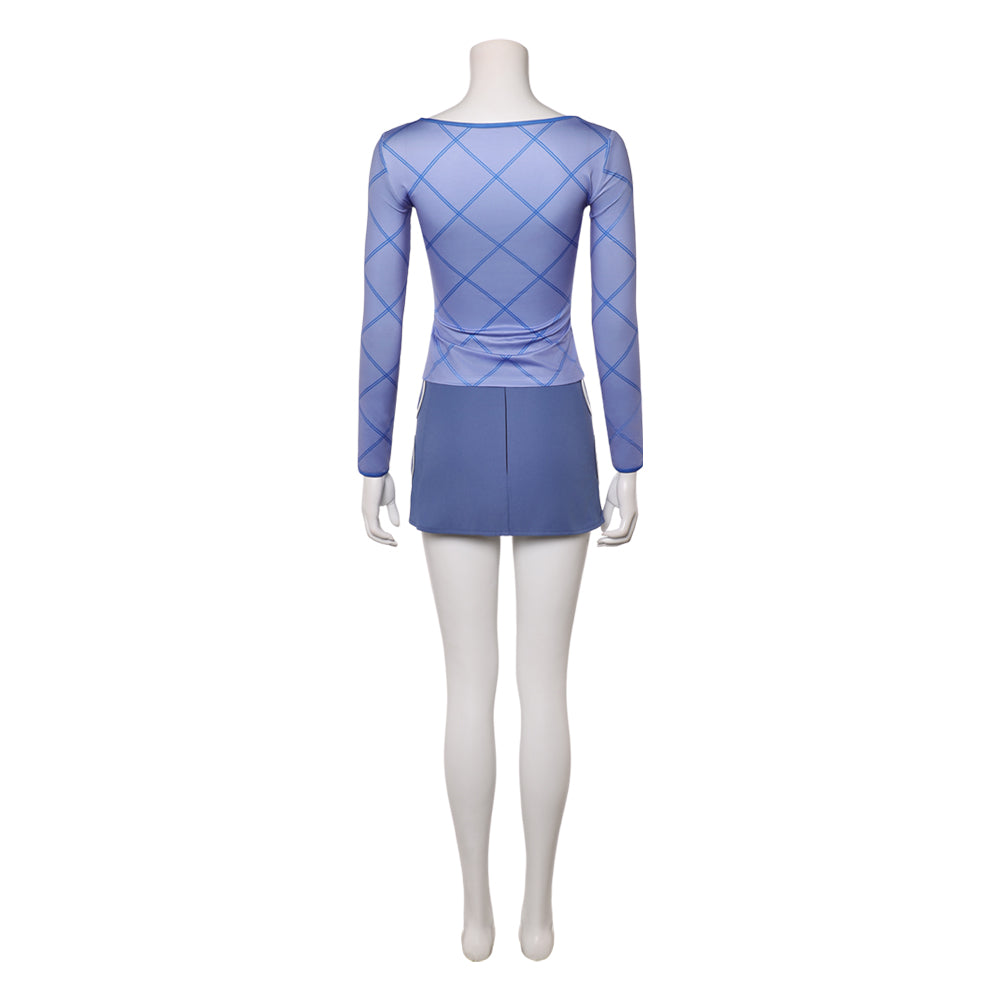 Cosplay Costume Nami One Piece Live Action 2(2026) TV Cosplay Tenue Bleue Femme