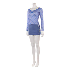 Cosplay Costume Nami One Piece Live Action 2(2026) TV Cosplay Tenue Bleue Femme