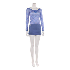 Cosplay Costume Nami One Piece Live Action 2(2026) TV Cosplay Tenue Bleue Femme