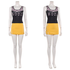 Cosplay Costume Nami One Piece Live Action 2(2026) TV Cosplay Tenue Jaune et Noire Femme