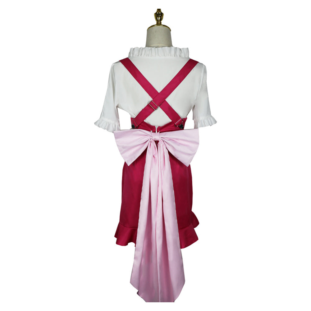 Cosplay Costume Nami One Piece Whole Cake Island Arc Anime Cosplay Tenue Blanche et Rose Femme