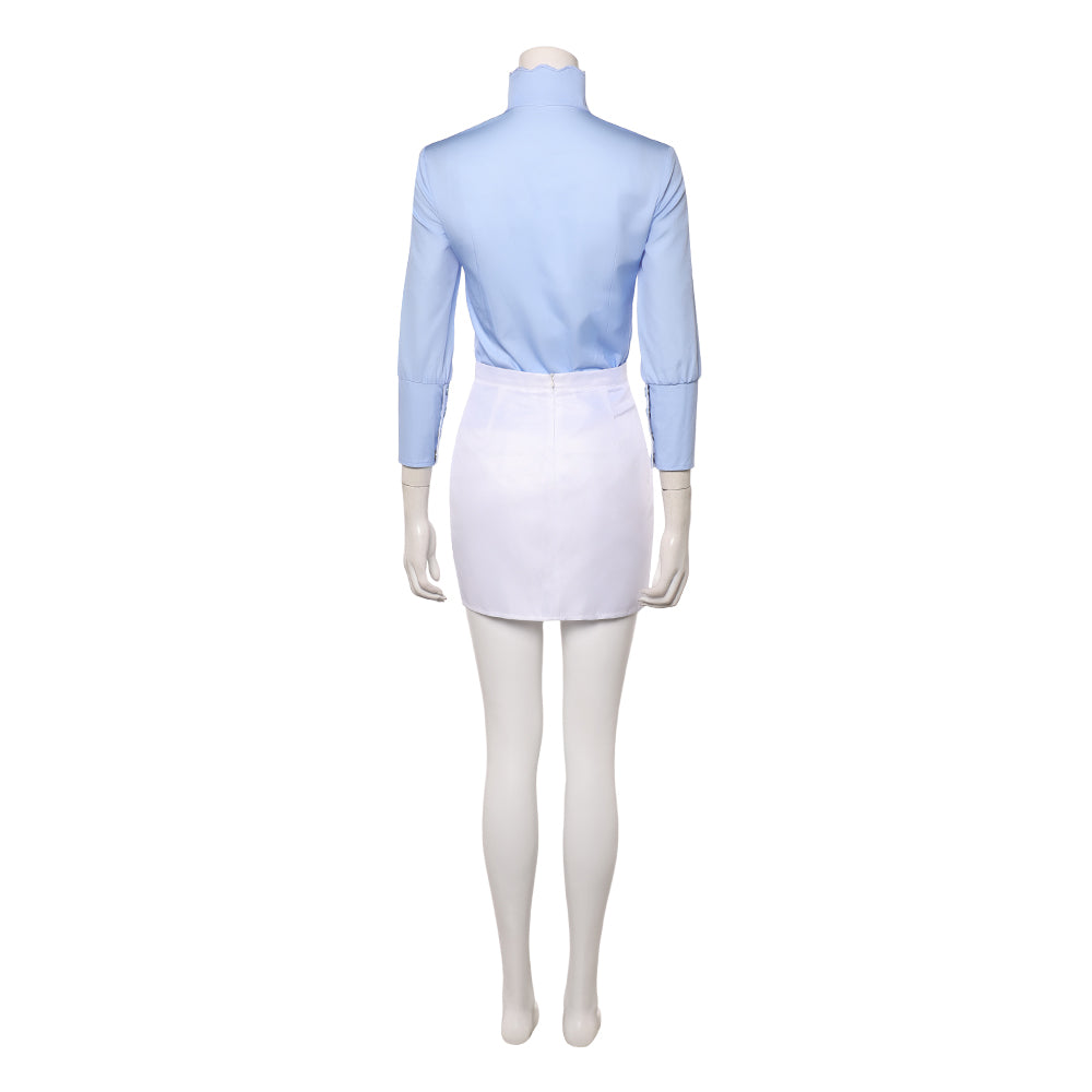 Cosplay Costume Nami One Piece: Heroines(2026) Anime Cosplay Tenue Bleue et Blanche Femme