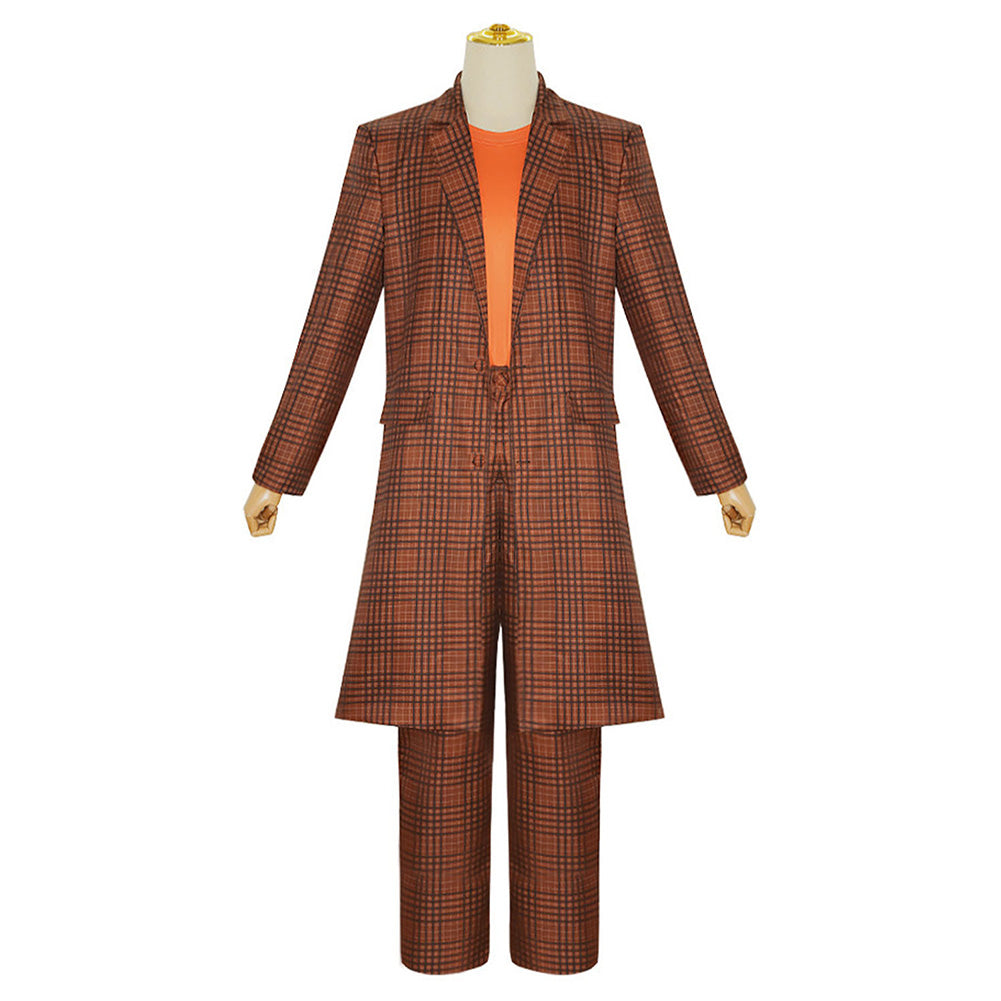 Cosplay Costume Ncuti Gatwa Doctor Who TV Cosplay Tenue Marron Homme