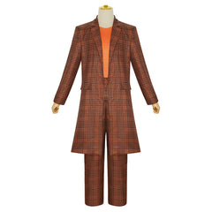 Cosplay Costume Ncuti Gatwa Doctor Who TV Cosplay Tenue Marron Homme