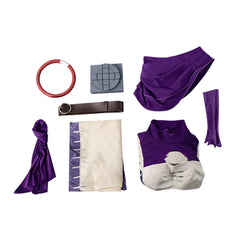 Cosplay Costume Nerde Gachiakuta Anime Cosplay Tenue Violette Femme