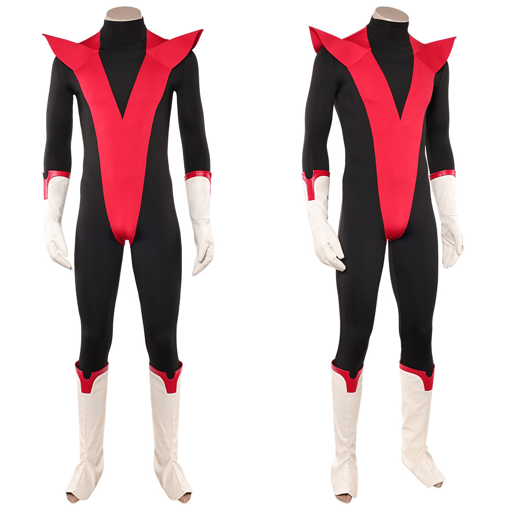 Cosplay Costume Nightcrawler X-Men '97 Saison 2(2026) TV Cosplay Combinaison Noire et Rouge Homme