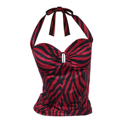Cosplay Costume Nikki Obsession(2026) Film Cosplay Haut Rouge et Noir Femme