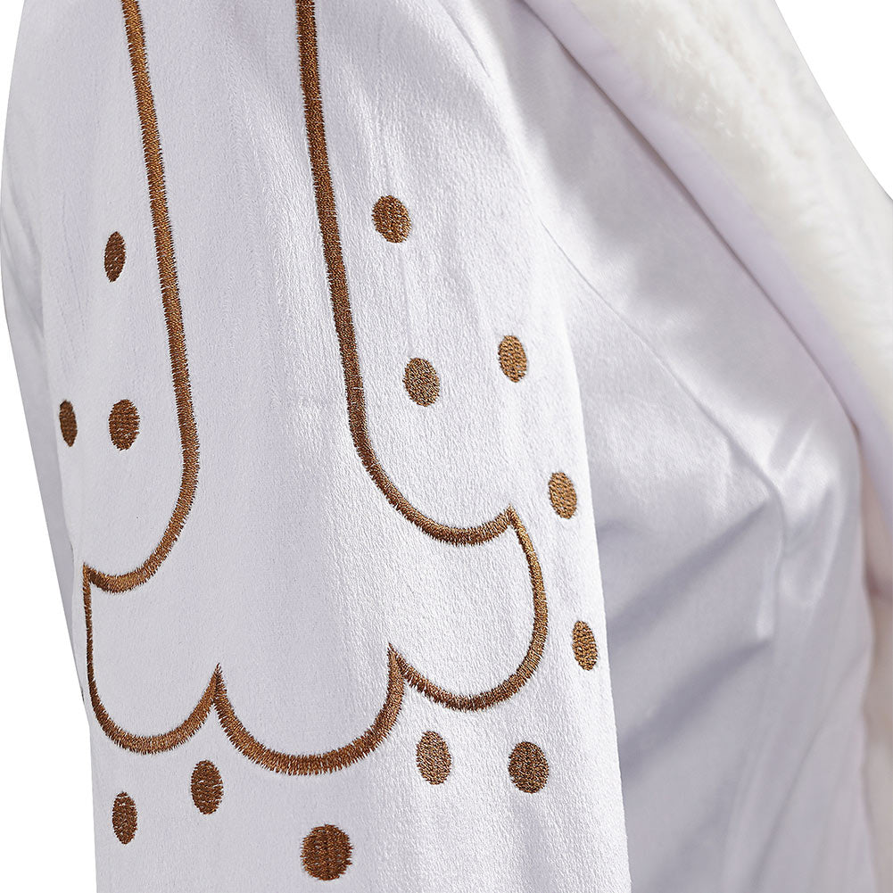 Cosplay Costume Niko Robin One Piece Live Action 2(2026) TV Cosplay Trench Blanc Femme