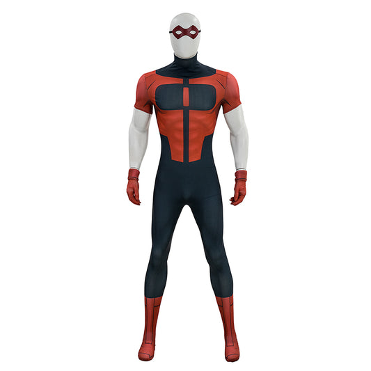 Cosplay Costume Oliver Grayson Invincible 4(2026) TV Cosplay Combinaison Rouge et Noire Homme Ver.2