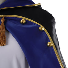 Cosplay Costume Olruggio Tongari Boushi no Atelier(2026) Anime Cosplay Tenue Noire et Bleue Homme