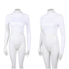 Cosplay Costume Padme Amidala La Guerre des Étoiles Film Cosplay Haut Blanc Femme