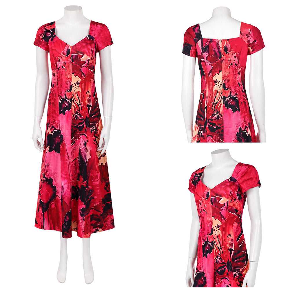 Cosplay Costume Patricia Widow's Bay(2026) TV Cosplay Robe Rouge Femme Ver.2