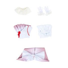 Cosplay Costume Pennywise It Film Cosplay Tenue Blanche Femme