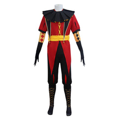 Cosplay Costume Pierrot The Freak Circus Jeu Cosplay Tenue Rouge Homme