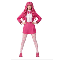 Cosplay Costume Pink Descendants: Wicked Wonderland(2026) Film Cosplay Combinaison Rose Adulte & Enfant