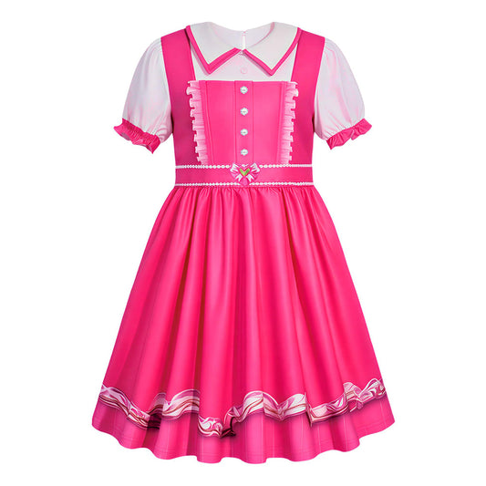 Cosplay Costume Pink Descendants: Wicked Wonderland(2026) Film Cosplay Robe Rose Femme Ver.2